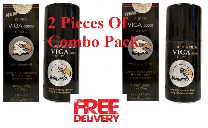 Viga Spray For Men 50000 Super Viga 2 Pieces of combo pack