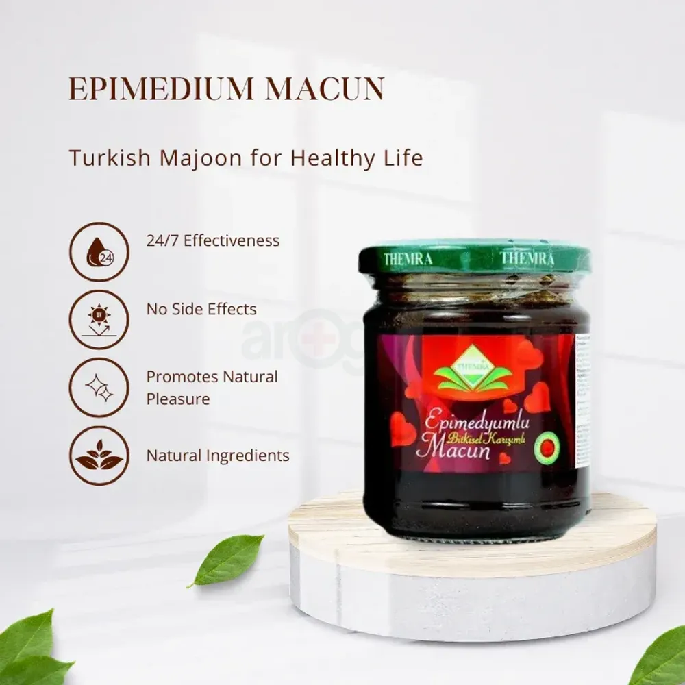 Turkish MACUN Honey with Themra Epimedium (240 gm) - Image 3