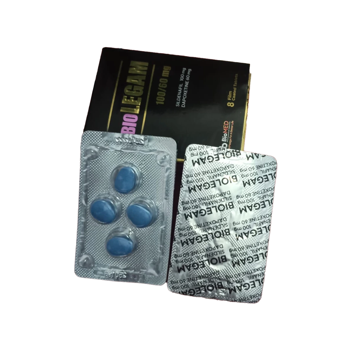 Biolegam 100 / 60 Mg 8 Tab a box - Image 3