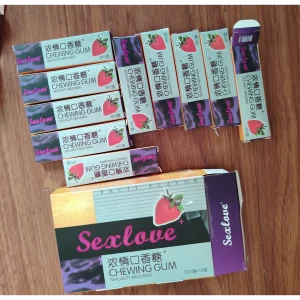 Sex Love Strawberry Chewing Gum for Women/Female (Combo Pack)