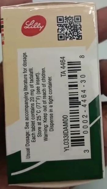 Cialis 20mg 30 tablet - Image 2